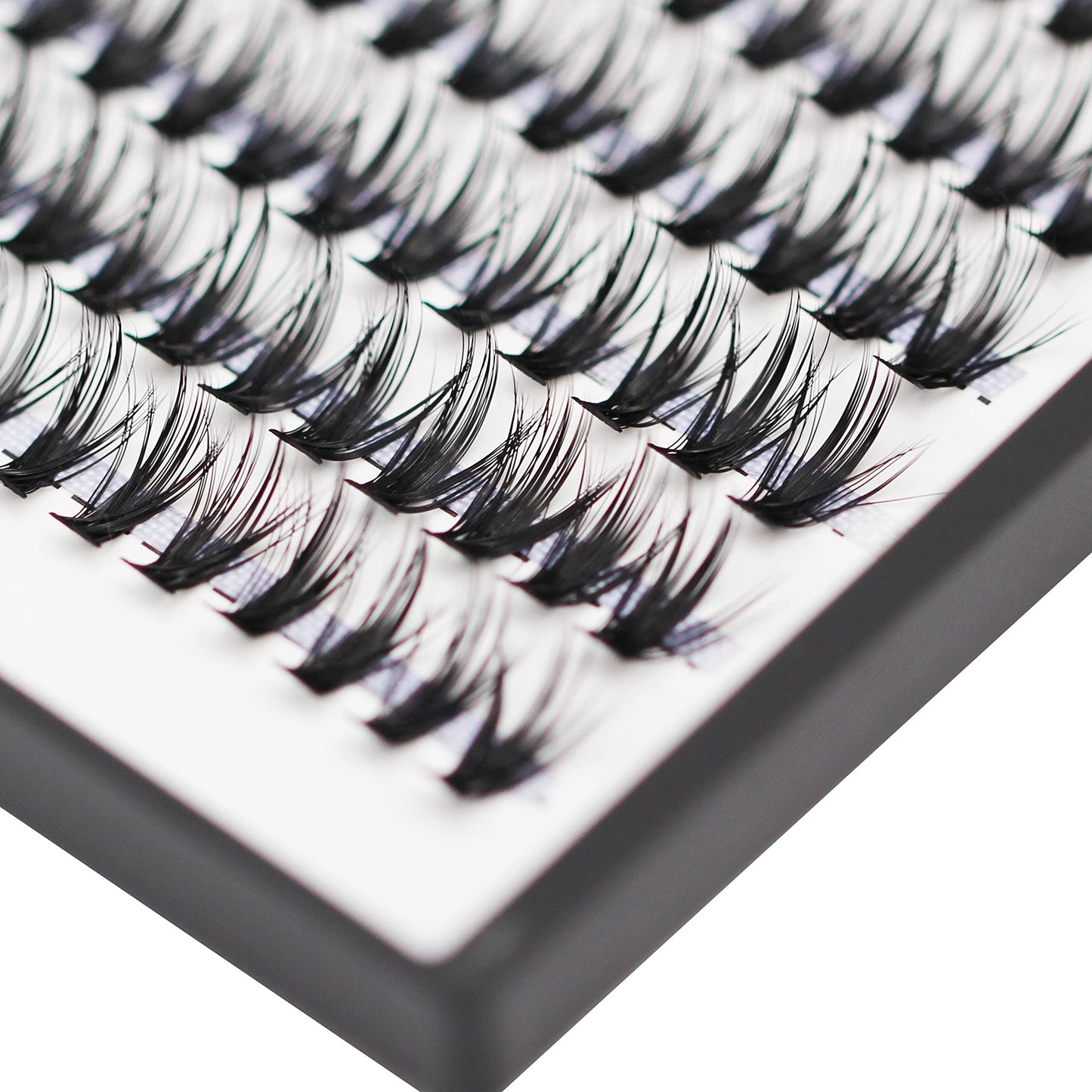 Bodermincer Lash Extension 240pcs D Curl 30D Cluster Individual Cluster Lashes (30D-12mm)