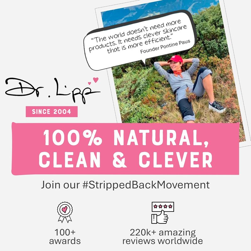Dr. Lipp Superfood Lip Tint - 4-in-1 Tinted Balm for Lips, Cheeks & Eyes | Ultra Moisturizing, 3-Pack (3 x 8ml)