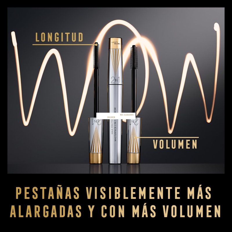 Max Factor Masterpiece 2 in 1 Lash Wow Mascara - Black
