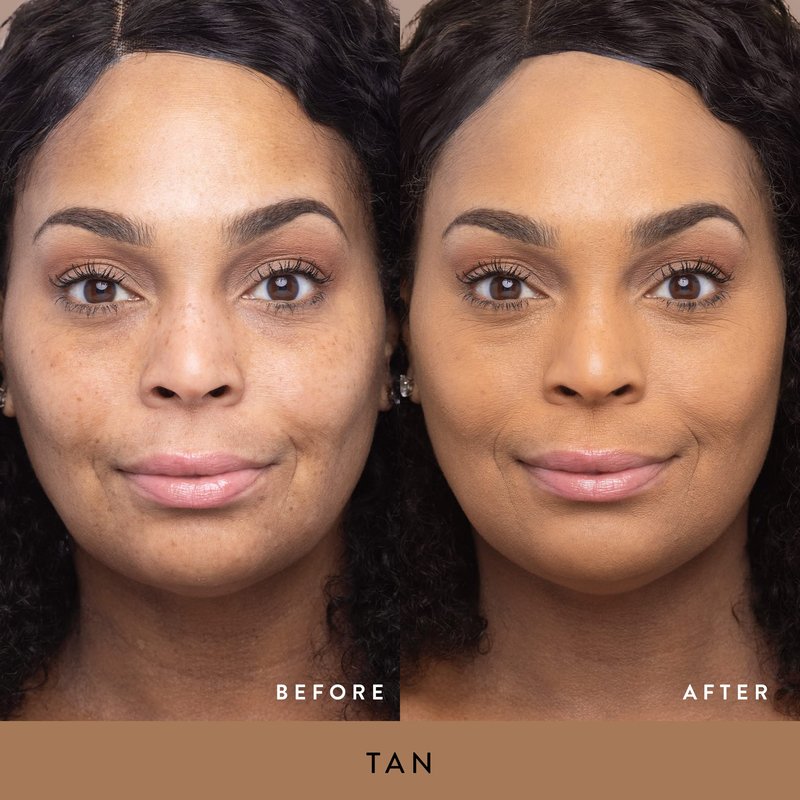 LAURA GELLER Double Take Liquid Foundation | Medium to Full Coverage, Natural Matte Finish, Medium