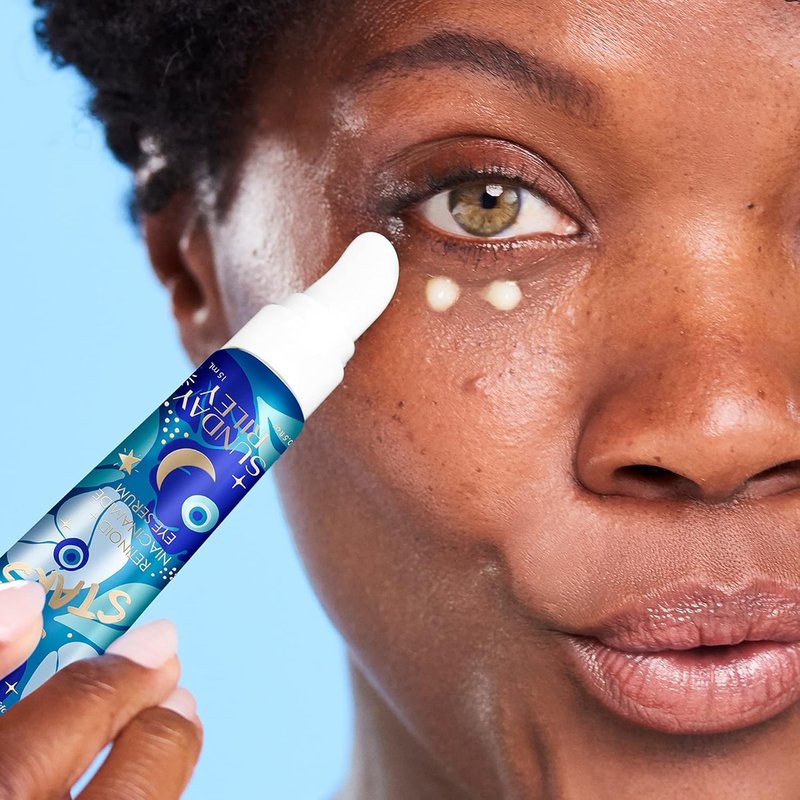 Sunday Riley Retinol + Niacinamide Eye Serum - Anti-Aging Cream for Dark Circles & Wrinkles