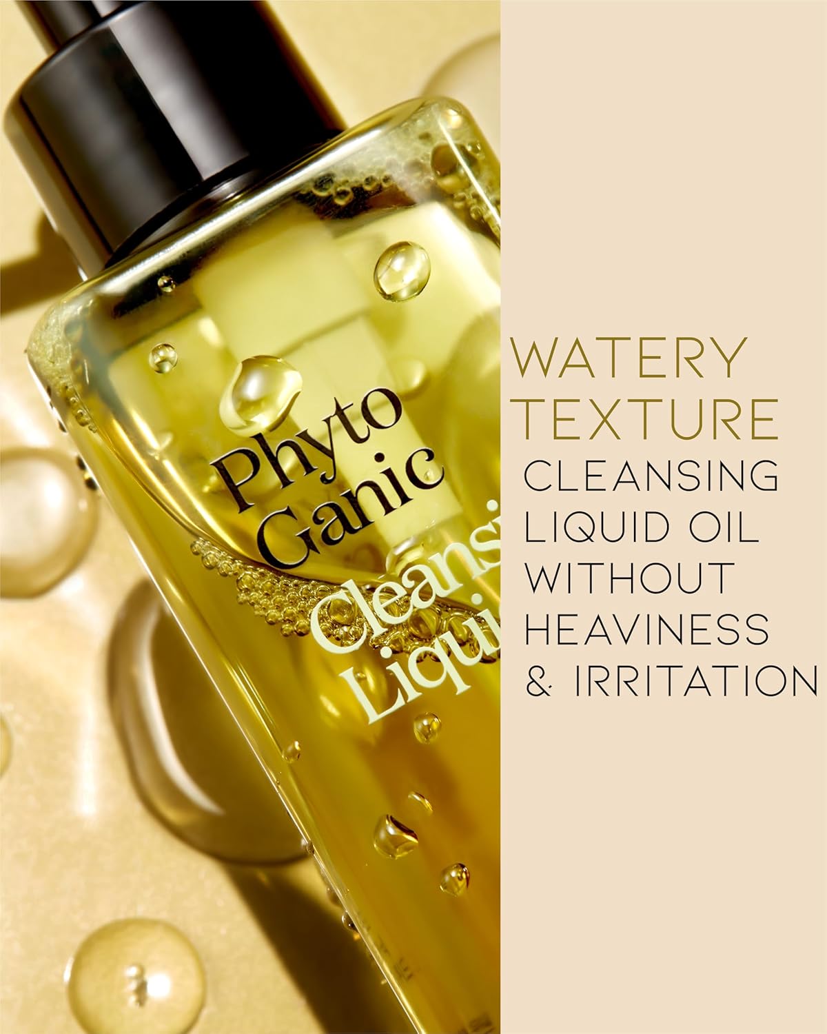 BEYOND Phytoganic Cleansing Liquid - Vegan Korean Face Wash | 6.8 fl oz, Gentle All-in-One Cleanser