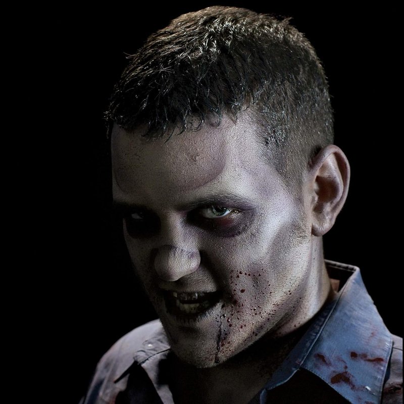 Graftobian Deluxe Zombie Makeup Kit - Theatrical Costume Makeup for Halloween & Cosplay | Complete Set