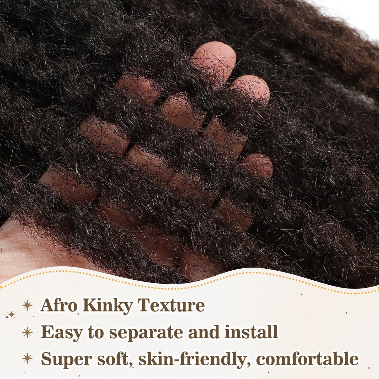 Marley Twist Braiding Hair 24 Inch Marley Hair Long Cuban Twist Hair 8 Packs Afro Kinky Curly Twist Crochet Hair Marley Twist Hair Extension (24 Inch, 1B/4/30)