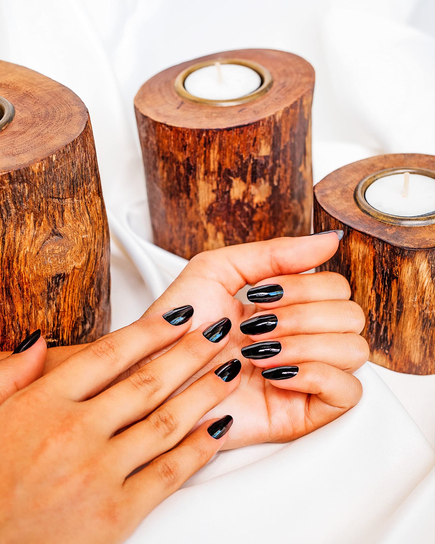 Gelish MINI Gel Nail TPO-Free Long-Lasting Soak-Off Polish Black Shadow 9mL