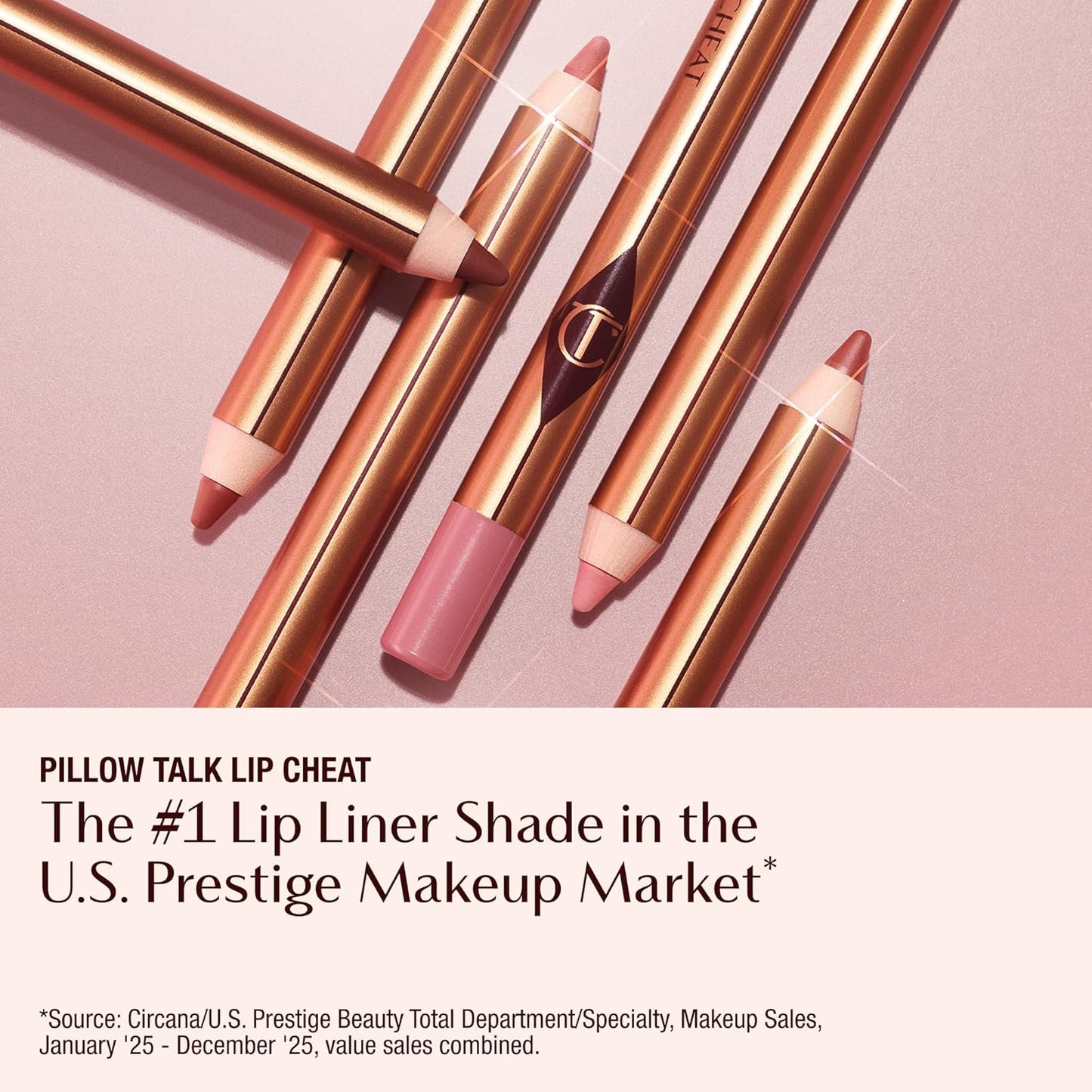 Charlotte Tilbury Lip Cheat Liner - Define Your Lips with Jojoba Oil & Hyaluronic Acid - Waterproof & Smudge-Proof
