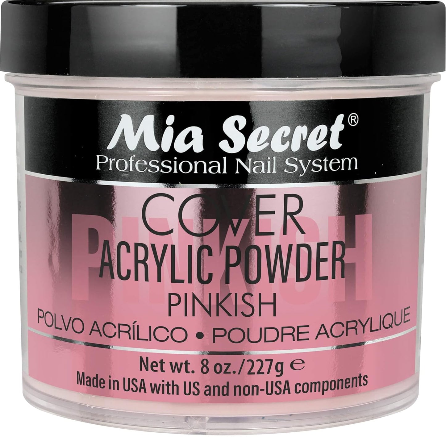 Mia Secret Pinkish Acrylic Powder - Professional Nail Art | 8oz