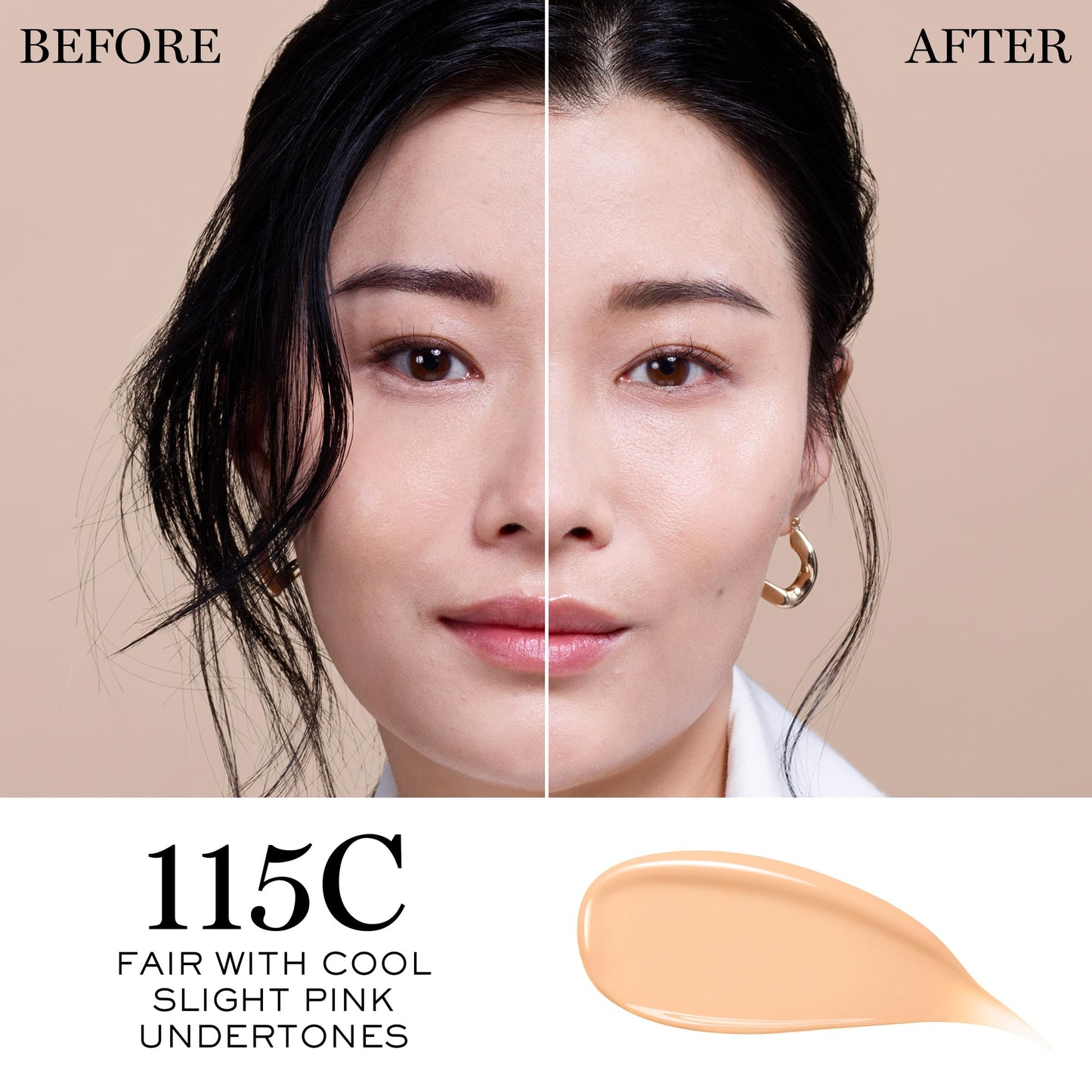 Lancôme Teint Idole Ultra Wear Care & Glow Longwear Foundation with SPF 27, Hydrating Medium Buildable Coverage & Glow Finish - 115C