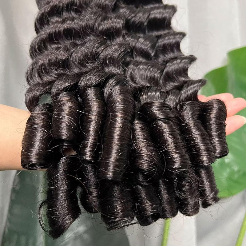 Lemoda 5x5 HD Lace Closure Burmese Loose Deep Wave Curly HD Transparent Lace Frontal Closure 16Inch 100% Virgin Human Hair Lace Frontal Closure Free Part Natural Black
