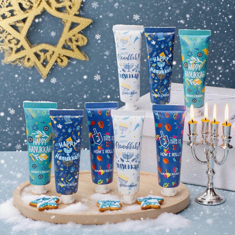 Dimsile 32 Pcs Jewish Themed Gifts Bulk Hand Lotion for Guests Hand Cream Travel Size Bulk Party Gifts Jewish Essentials for Women Men