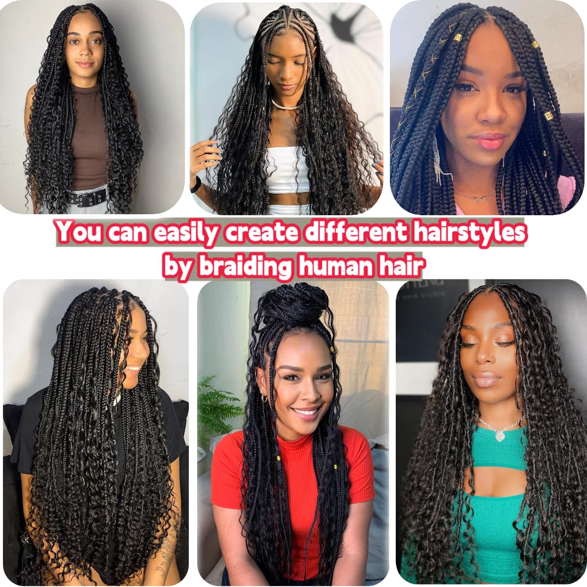 99J Human Braiding Hair Water Wave Bulk Human Hair for Braiding Bohemian Knotless 2 Bundles 100g 18inch No Weft 10A Brazilian Virgin Human Hair Extensions Curly Bulk Human Hair for Boho Braids