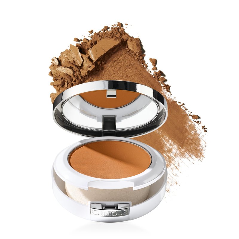 Clinique Beyond Perfecting Powder Lightweight Full Coverage Foundation + Concealer For Dry Combination to Oily Skin Types, Golden, 0.51 Ounce