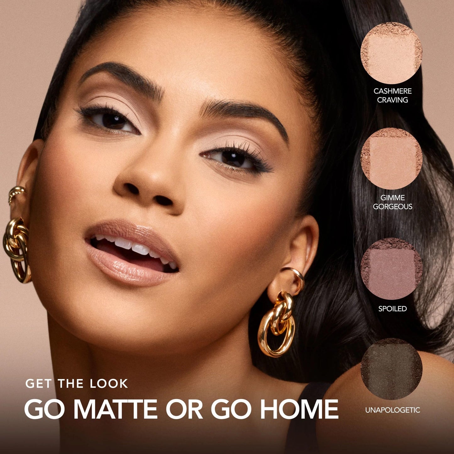BUXOM Makeup Eyeshadow Palette, High-Pigment Shades, Primer-Infused for Long-Lasting Wear, Blendable Matte, Shimmer & Satin Finishes, Talc-Free, Cruelty-Free, Iconic Nudes