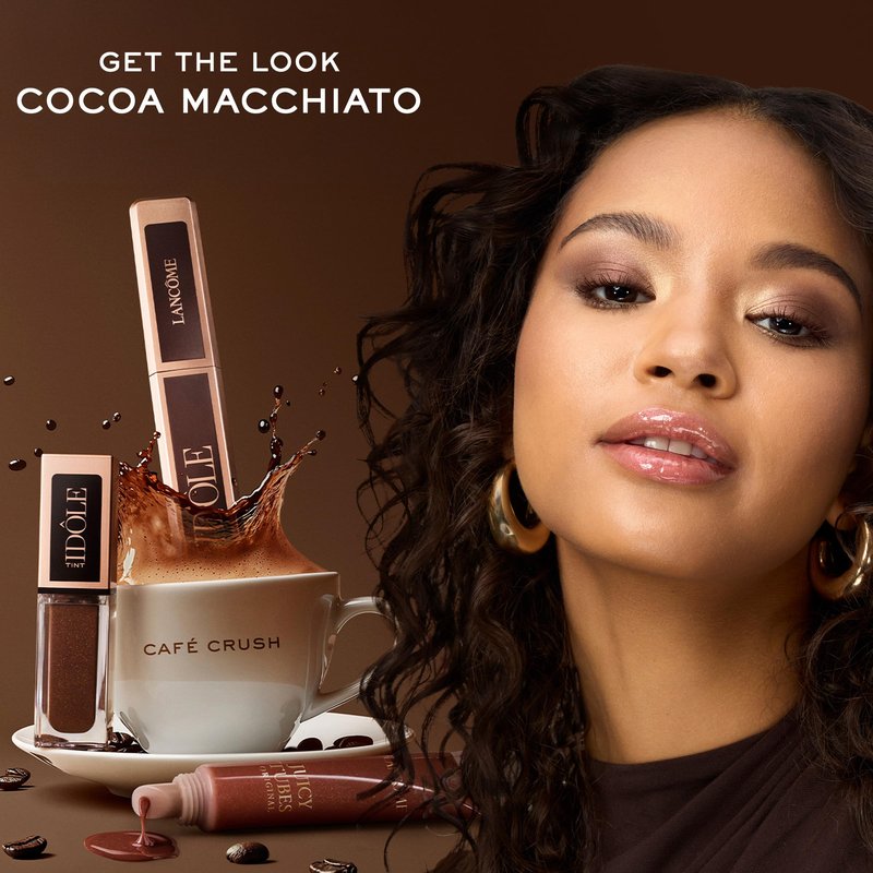 Lancôme Juicy Tubes Lip Gloss – Ultra-Shiny Finish, for Hydrating Shine & Juicy Lips - 19 COCOA MACCHIATO