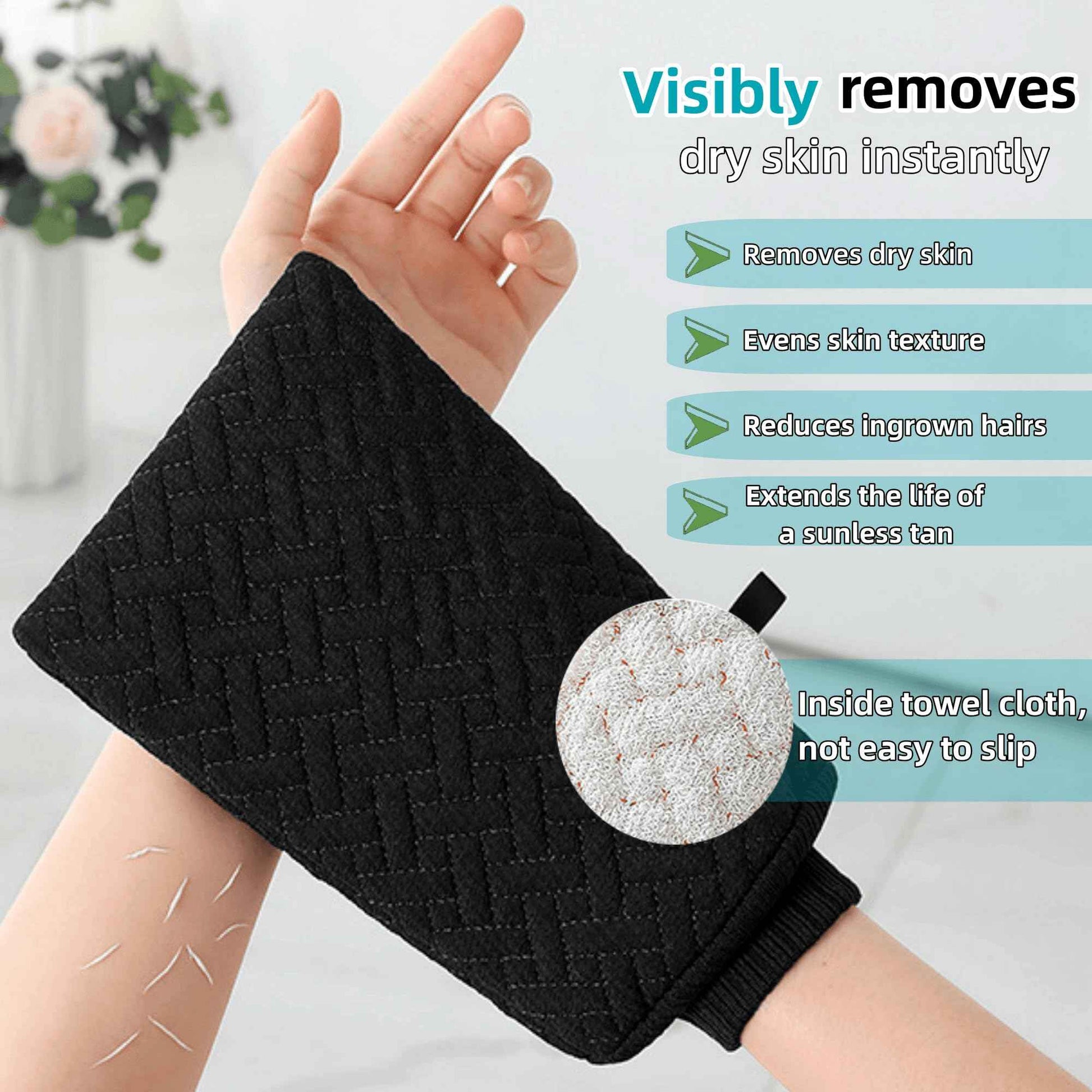 Exfoliating Natural Loofah Sponge Back Scrubber for Shower, Exfoliating Sponge for Shower, Bath Shower Scrubber for Men and Women, Luffa Scrubber to Clean Your Back Deeply Relax Your Body (3 Pack)