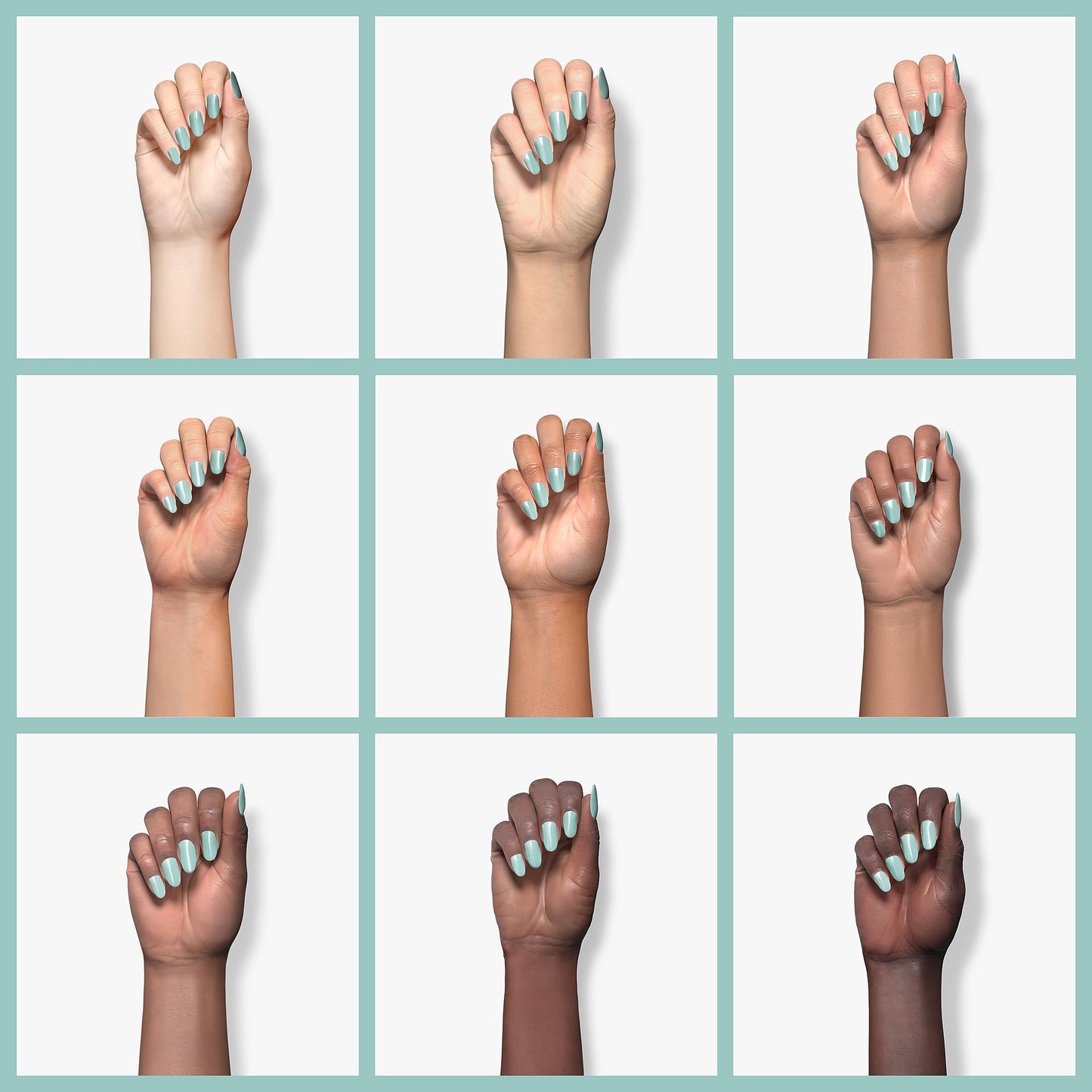 Sally Hansen Insta-Dri Nail Polish | Quick Dry, Long Lasting, Streak-Free Shine | Opaque, Shiny | 510 Gain Mo-Mint-Um | Cool Mint Blue Nail Color.
