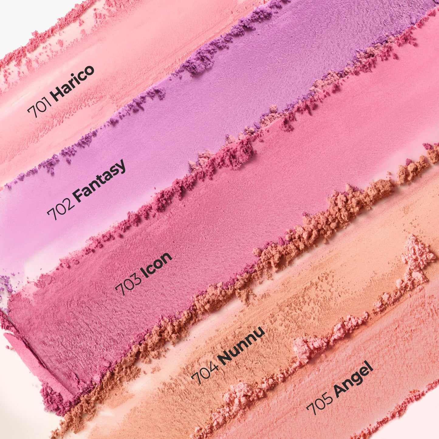 Laka Love Silk Blush, Radiant Powder Blush, Silky, Buildable Color with a Natural Glow, Long Lasting, Moisturizing Formula for a Fresh, Flushed Look, K-Beauty (#703 Icon)
