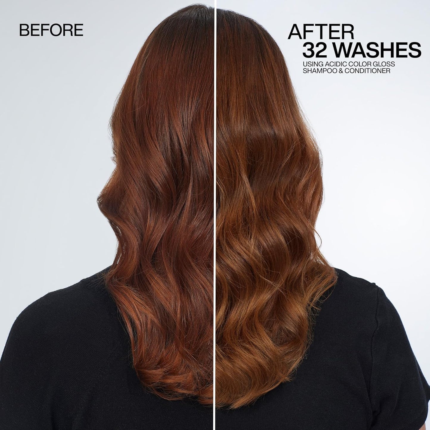 Redken Acidic Color Gloss Shampoo & Conditioner Set | Protects Color-Treated Hair with Citric Acid & Apricot Oil