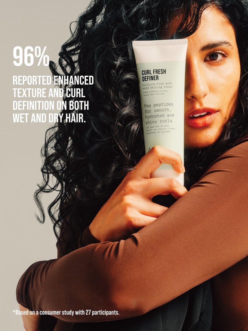 AG Care Curl Fresh Definer Silicone-Free Soft-Hold Styling Cream, 6 Fl Oz