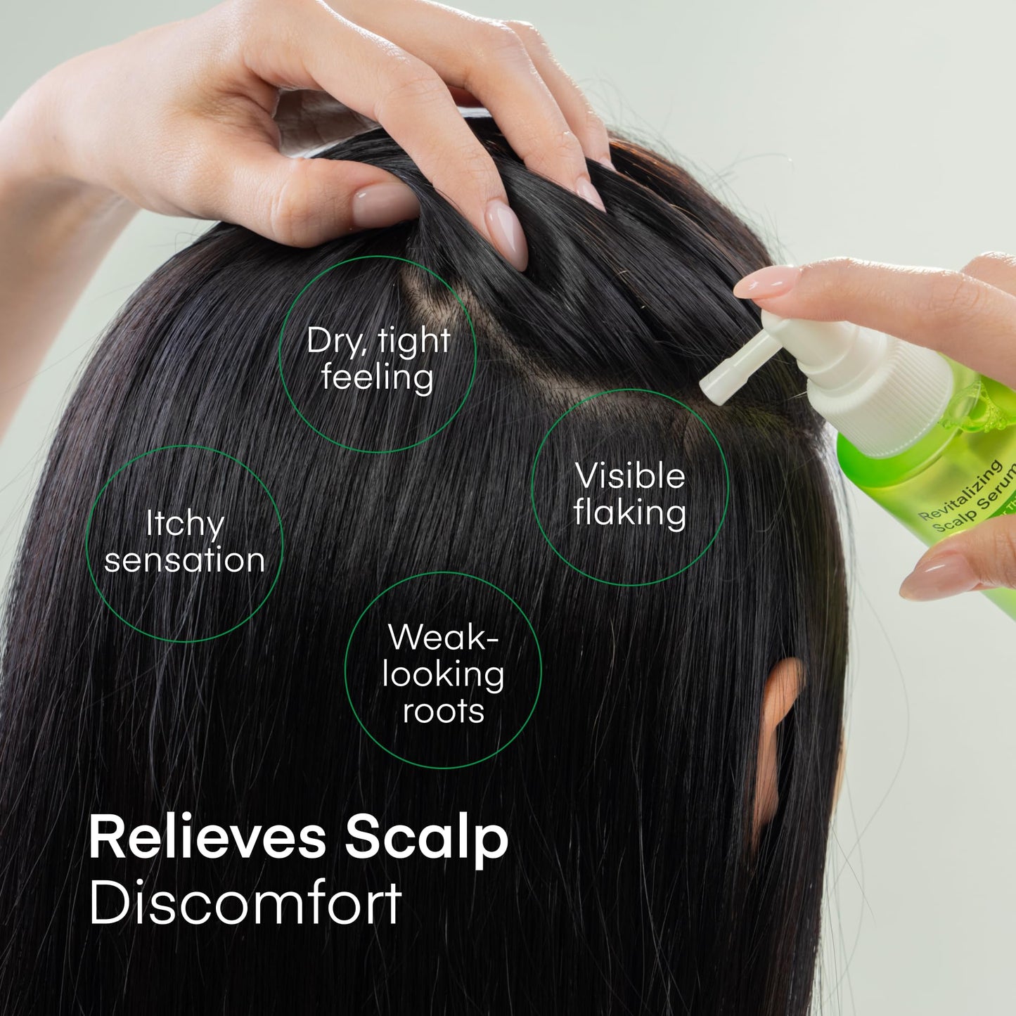 Scalp Serum for Hair Growth Spray – Korean Vegan Treatment for Hair Loss, Thinning & Itchy Scalp, Non-Greasy, Lightweight Formula to Exfoliate Dandruff & Strengthen Roots – For Men & Women (100 mL)