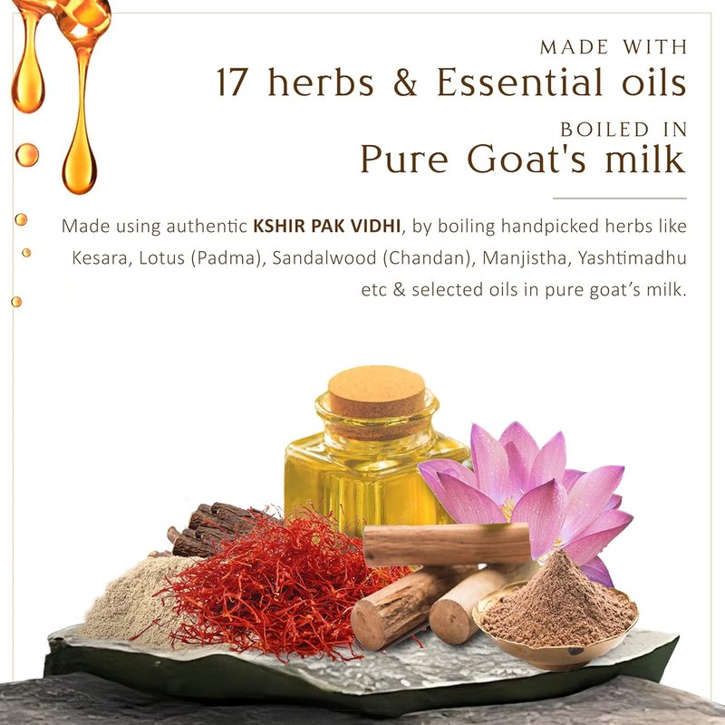 Kumkumadi Padma Night Cream - Skin Brightening, Anti-Aging Formula | Reduces Fine Lines & Wrinkles | 50g (1.69 Oz)