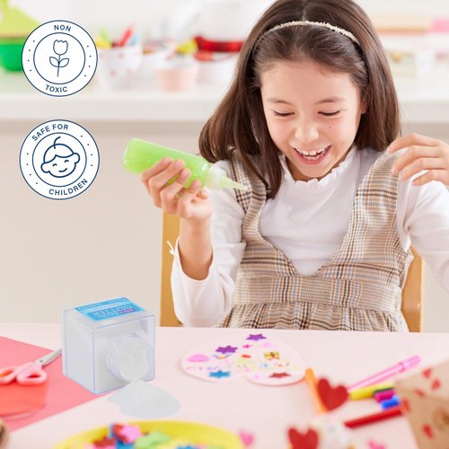 Sulyn Extra Fine Crystal Diamond Glitter Stacker Jar, 2 Ounces, Non-Toxic, Stackable and Reusable Jar, Multiple Slot Openings for Easy Dispensing and Mess Reduction, SUL50860, 4 Pack