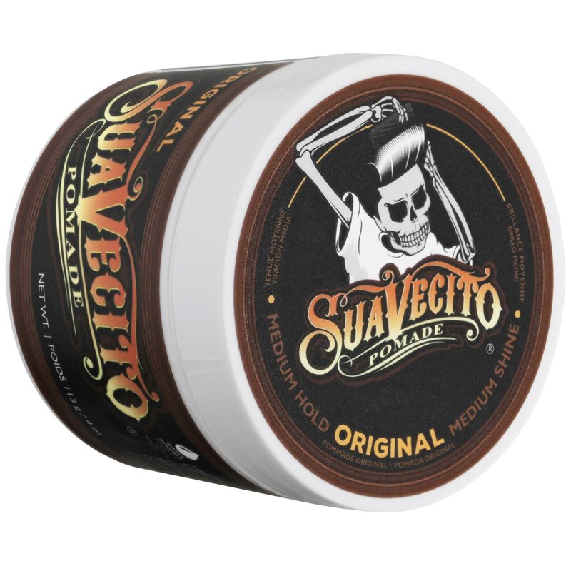 Suavecito Pomade Original All Day Hold for Hairstyles for Men, Medium Shine Water Based Wax Like Flake Free Gel, Easy To Wash Out, 8 Oz, Pack of 2