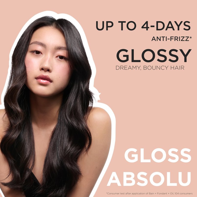 Kerastase Gloss Absolu Anti-Frizz Glaze Milk - Instantly Detangles, Hydrates & Smooths, Eases Blow-Dry, Absorbs Frizz & Fly-Aways, Protects from Heat & Humidity, For Long Hair, 1.52 Fl oz