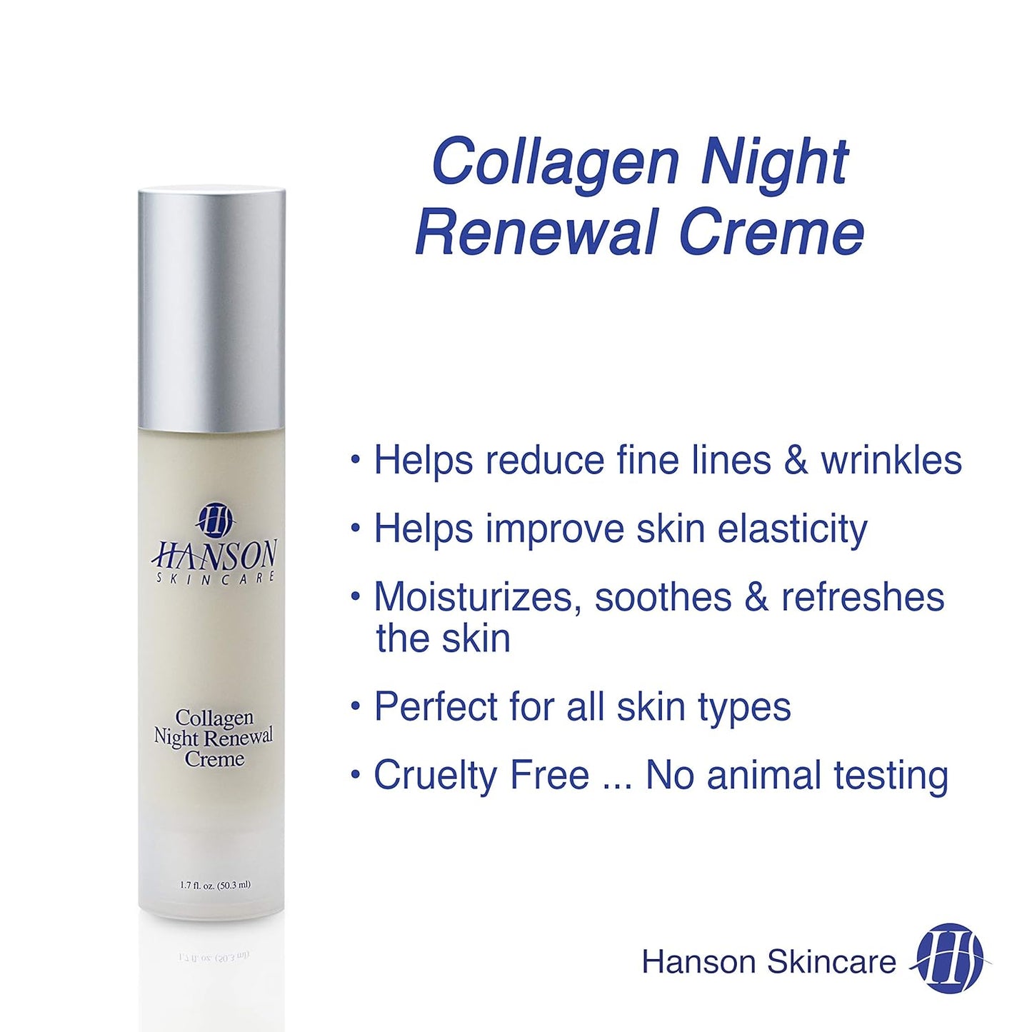 Collagen Boosting Moisturizer Cream - Anti-Aging Formula | 1.7 oz