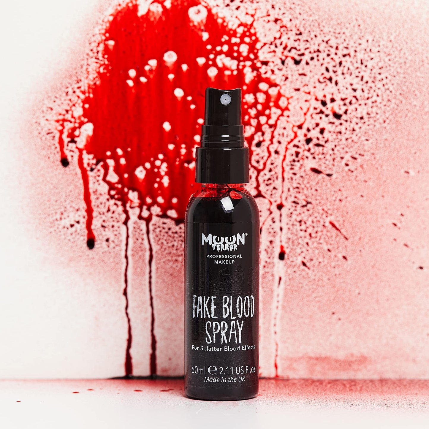 Pro FX Fake Blood Spray by Moon Terror | 60ml x3 | SFX Make up for Halloween Vampire Zombie Theatre | Special Effects Make up