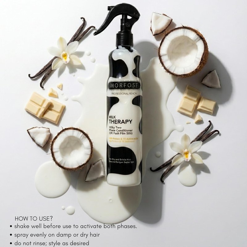 Morfose Professional Leave-In Conditioner - Repair Dry, Damaged Hair | 13.52 Fl Oz