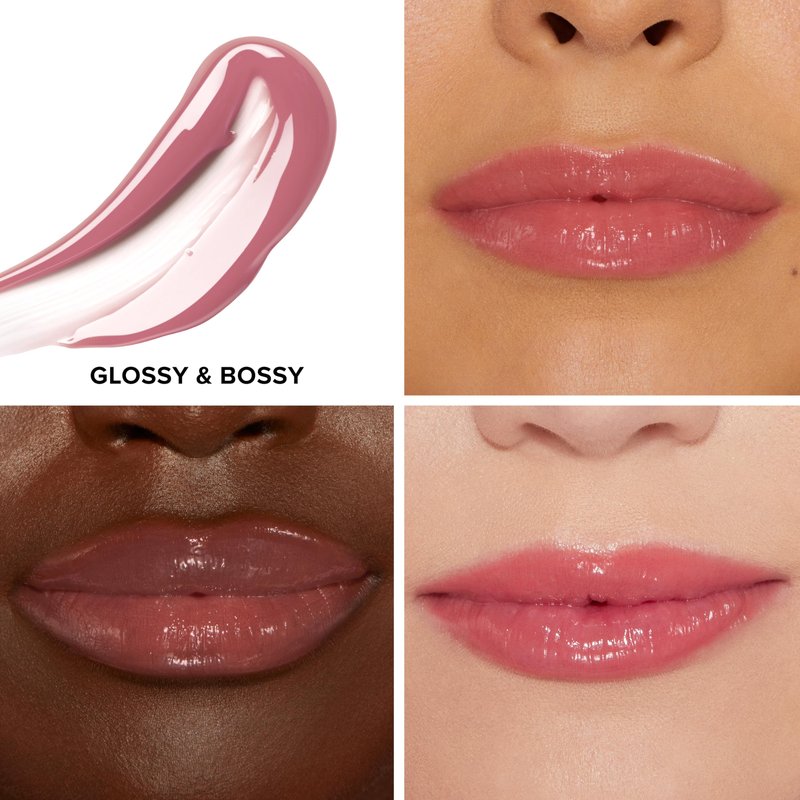 Too Faced Lip Injection Power Plumping Lip Gloss | Hydrating, High-Shine Gloss | Vitamins A + E | 0.22 Fl Oz, Glossy & Bossy