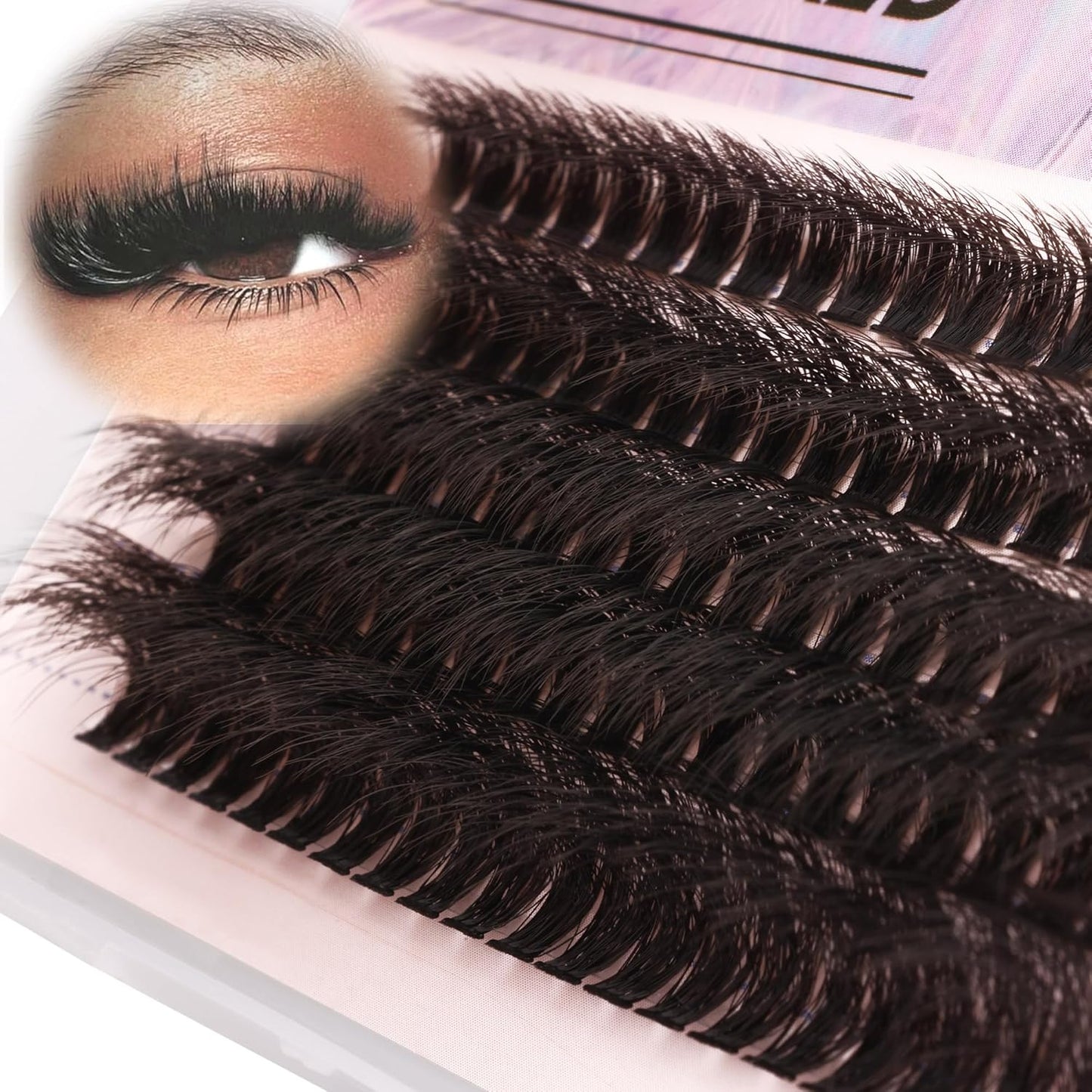 Winifred Bottom Lash Clusters Thick Volume Lower Lash Extension DIY Individual Lashes Bottom Clusters Lashes for Cluster Eyelash Extensions (168pcs)