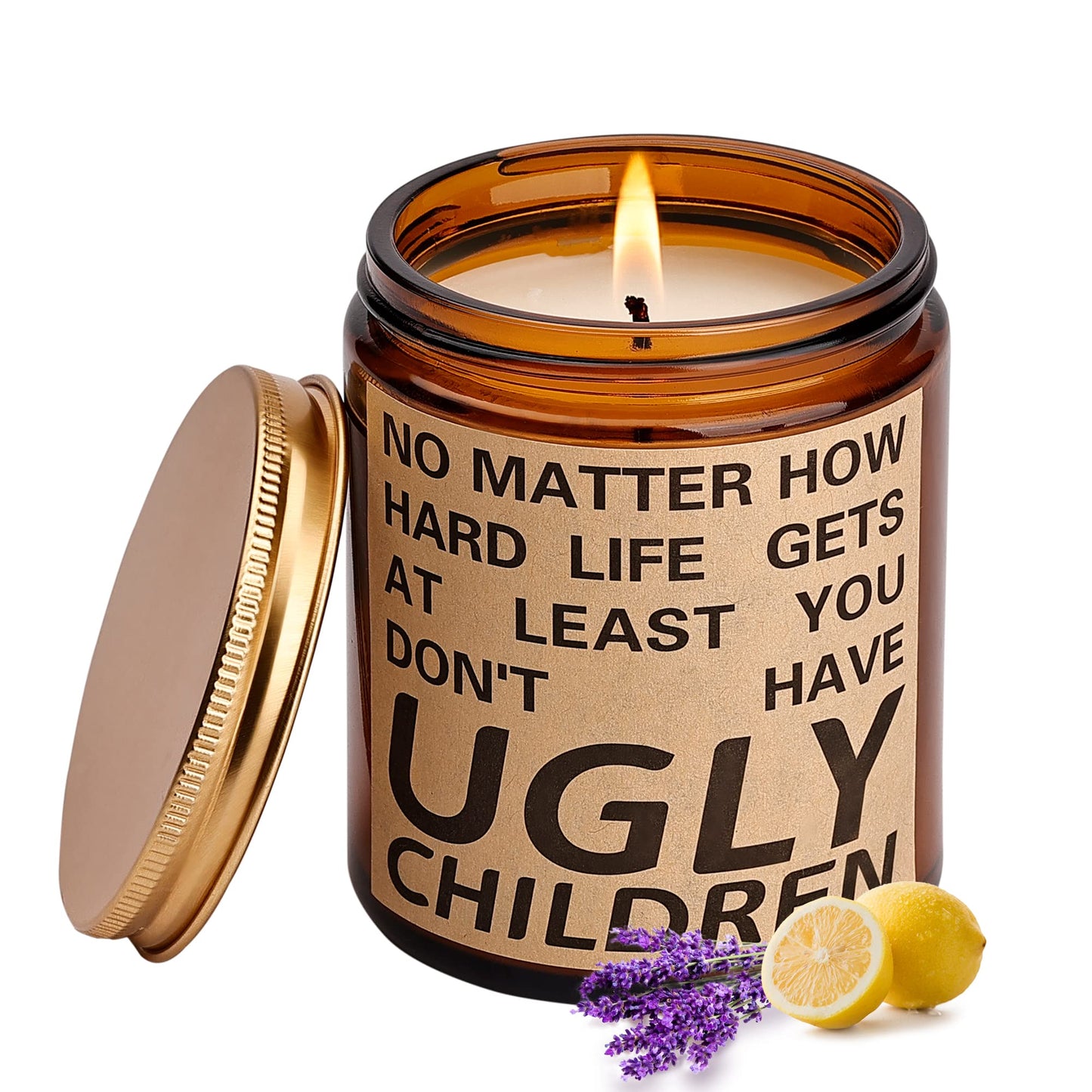 Mothers Day Gifts for Mom from Daughter, Mom Gift, Funny Birthday Gifts for Moms, Moms Birthday Gift from Daughter, Mothers Day Lavender Soy Scented Candles