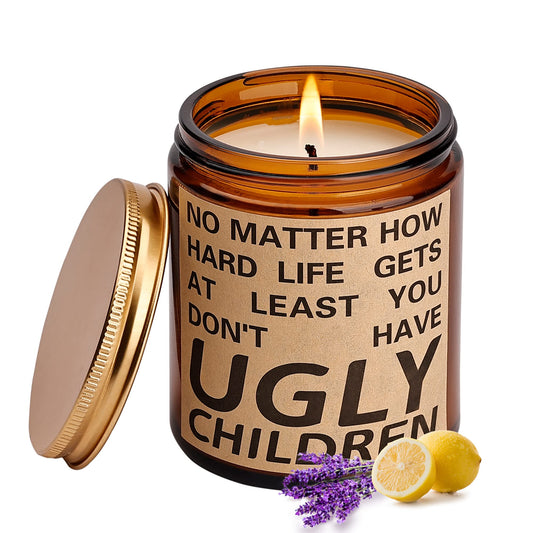 Mothers Day Gifts for Mom from Daughter, Mom Gift, Funny Birthday Gifts for Moms, Moms Birthday Gift from Daughter, Mothers Day Lavender Soy Scented Candles