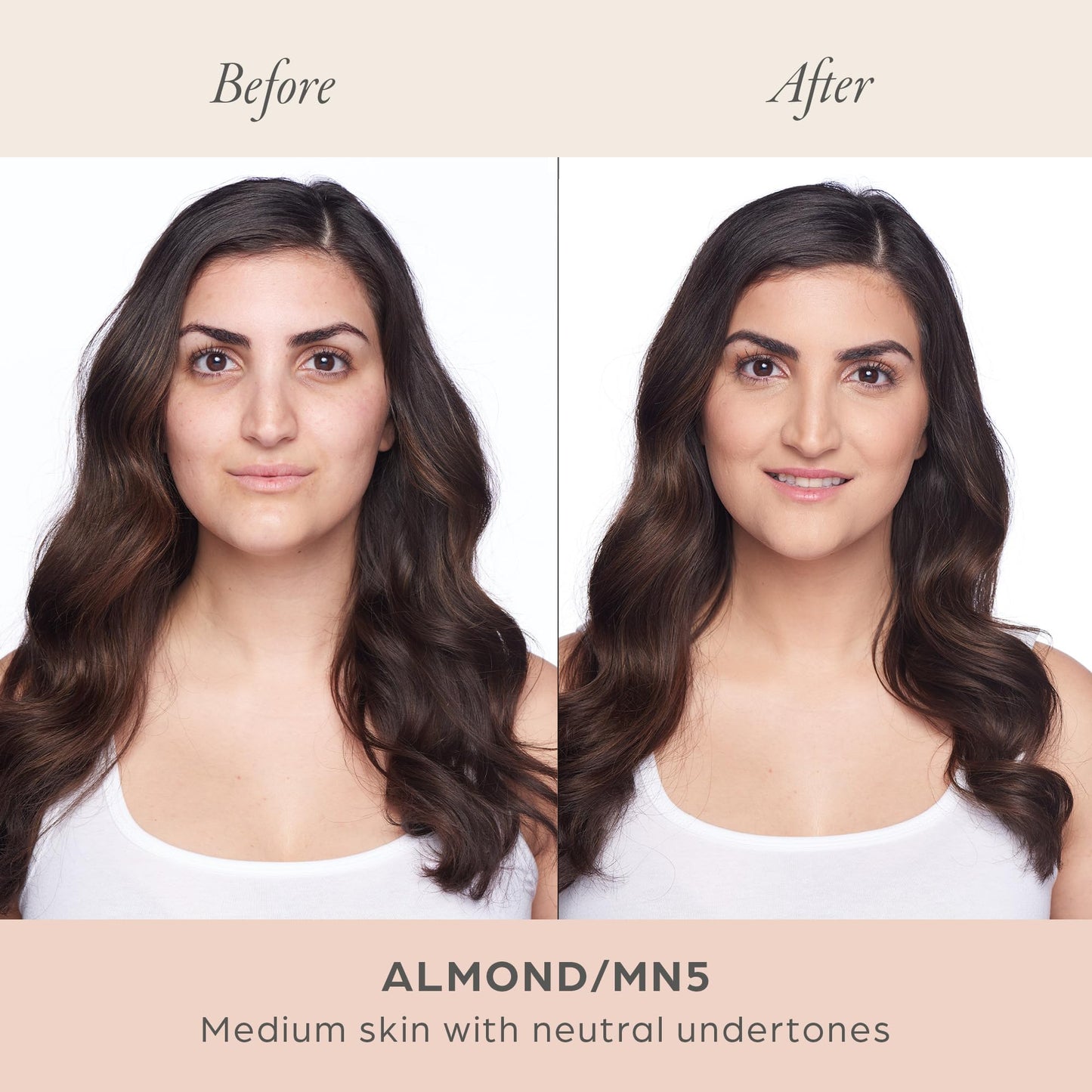 PÜR MINERALS 4-in-1 Love Your Selfie Longwear Foundation and Concealer - Unique, Dual-Applicator Component - Covers Blemishes and Imperfection - Reduce Fine Lines and Wrinkles - MN5 - 1 oz Makeup