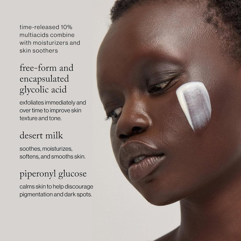 Goop Beauty Sleep Milk Serum - Intense Face Exfoliator with Glycolic Acid & Hyaluronic Acid | 1 fl oz for Smoother Skin