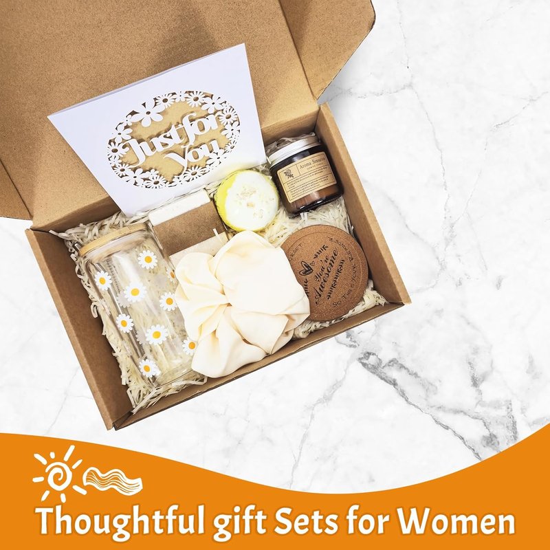 Gift Baskets for Women - Self Care Package for Best Friends | Stress Relief Box for Mom, Sister, or Friends