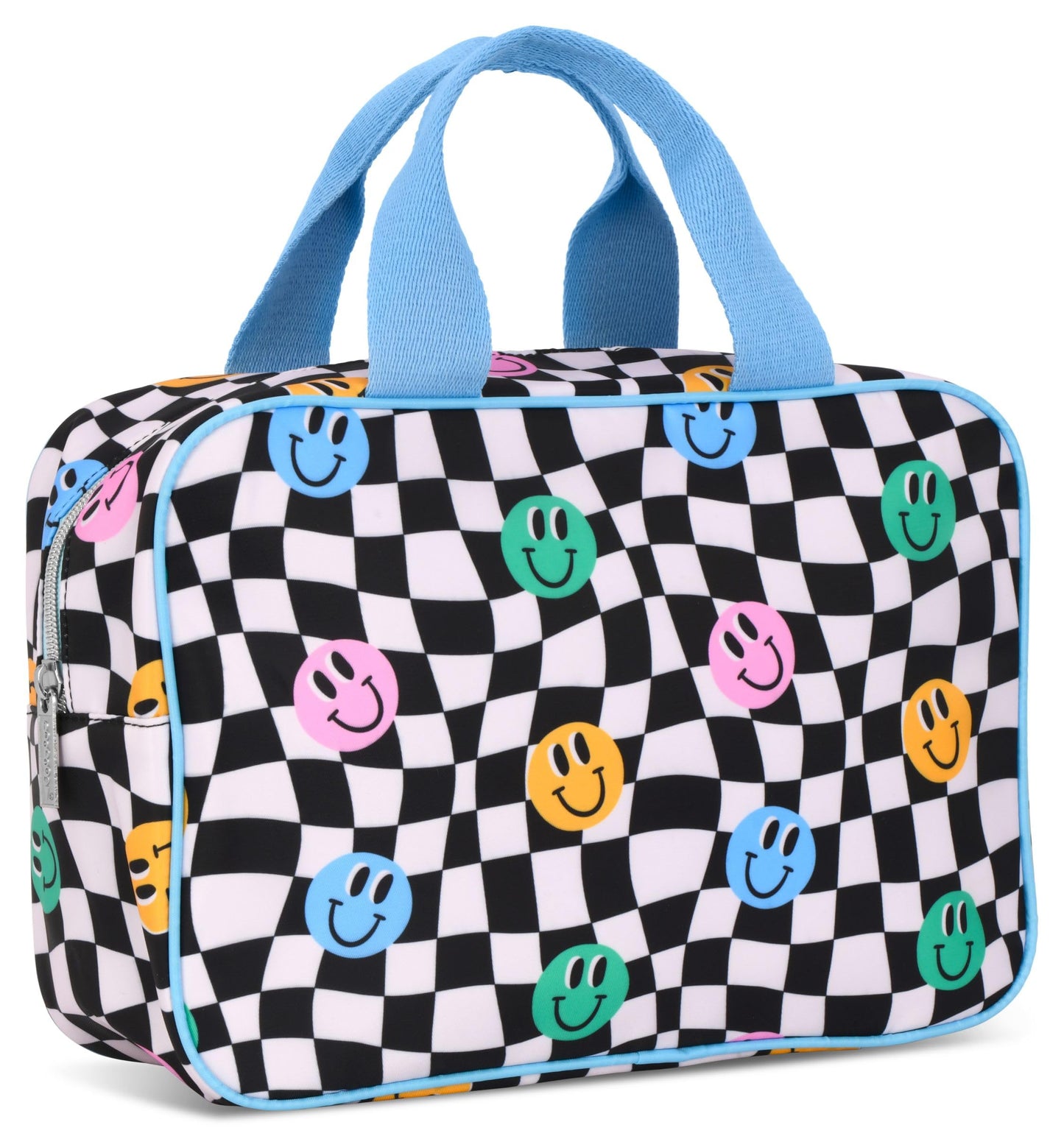 iscream 12.25" x 8.25" Nylon Double Handle Zippered Cosmetic Bag - Good Times