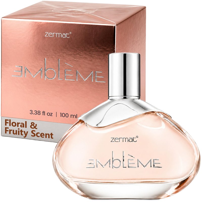 Zermat Embléme | Inspired by Cha.nel Cha.nce | Long-Lasting Perfume for Women | Vanilla Musk & Patchouli | Floral Fruity Eau de Parfum | Elegant Womens Fragrance | Rose Perfume Notes | 100ml / 3.4oz