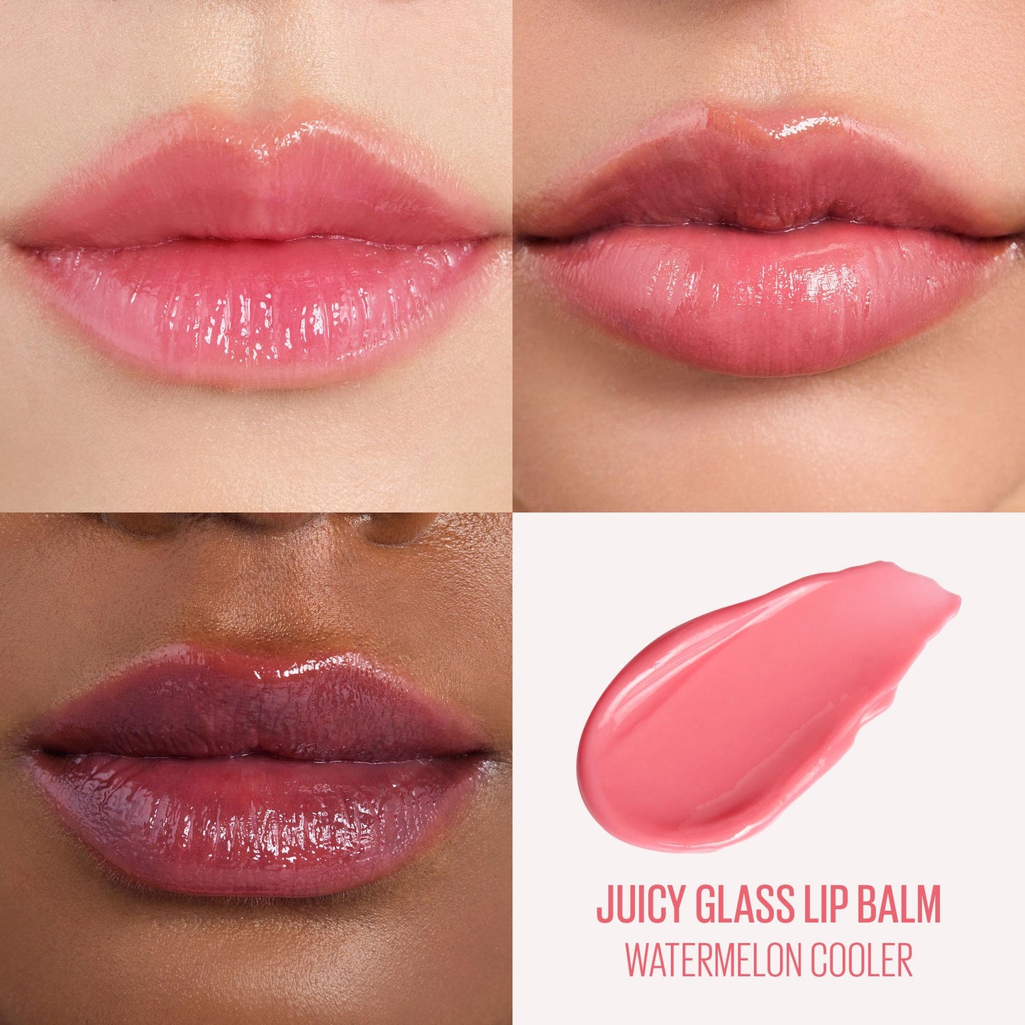 Kaja Juicy Glass Lip Balm | Plumping Lip Gloss Hydrating Lip Balm, Korean Beauty Tinted Lip Care, Moisturizing Lip Products, Nourishing Lip Moisturizer, Radiant Glow | Watermelon Cooler, 0.15 oz