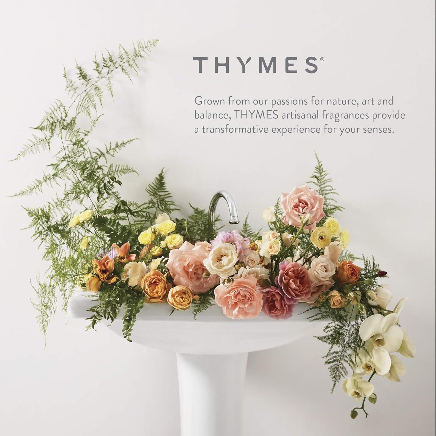 Thymes Hand Cream - Kimono Rose Scent | Moisturizing 3 Fl Oz Lotion