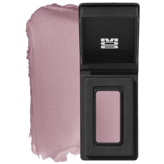 MOB Beauty Cream Clay Eyeshadow, M111 Lavender Stone, Buildable Skincare-Infused Long Wearing Cream to Velvet Finish for Eyes, Recyclable Compact, Vegan, Cruelty Free