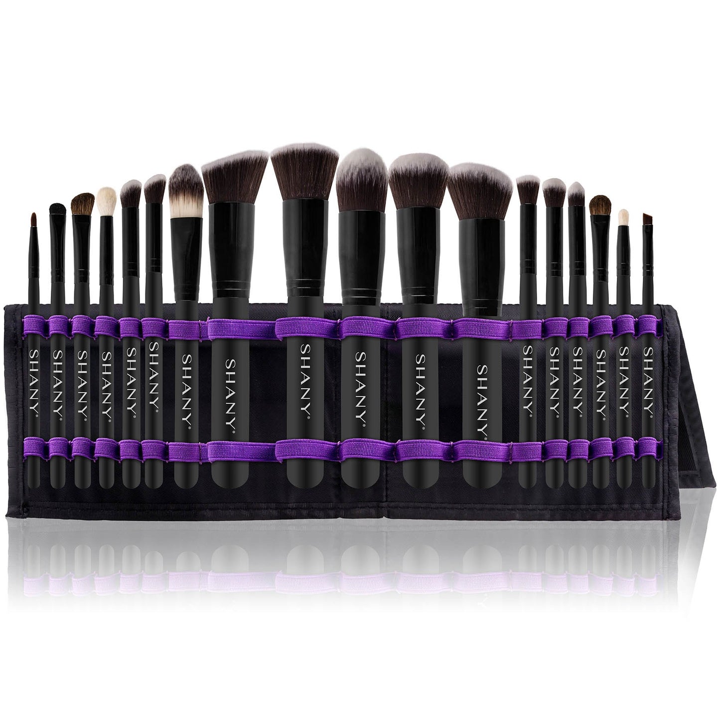 SHANY Makeup Brushes Artisan Easel Elite Cosmetics Make up Brush Set, Complete Kabuki Makeup Brush Set - Old Packaging