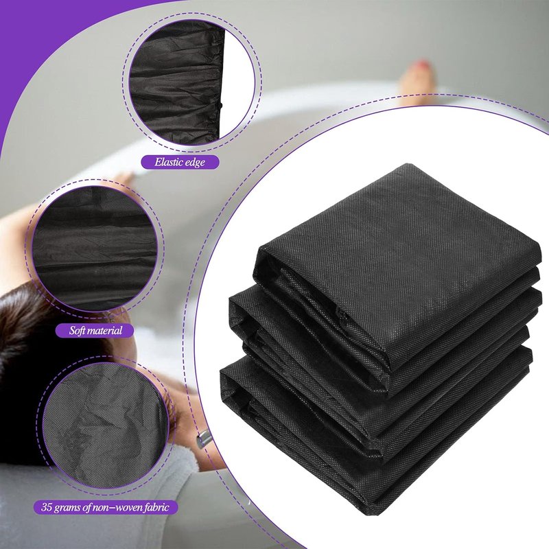 Geyoga Disposable Spa Wraps for Women - 20 Pcs Non-Woven Bath Robes | Adjustable Closure for Sauna & Salon Use