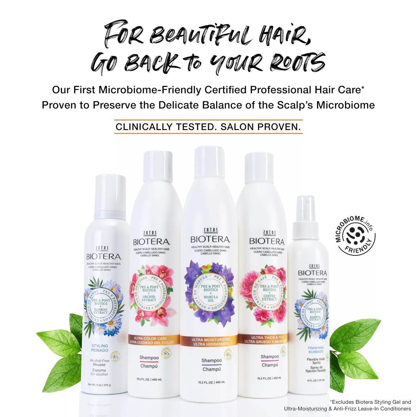 Biotera Flexible Hold Finishing Hair Spray Spritz - Lightweight for Volume, Shape & Instant Texture, Touchable Hold, Vegan, Cruelty-Free, Paraben-Free, Color-Safe, 8 Fl Oz