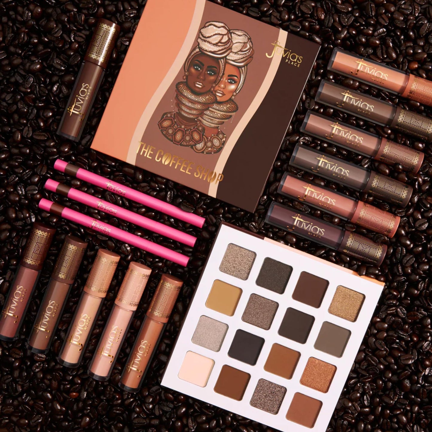 Juvia's Place Coffee Shop Lip Gloss - Butterscotch - Hydrating Butter Lip Gloss for Women, Long-Lasting Shine, Moisturizing Glass-like Finish, Plumping Non-sticky, Suitable for every vibe
