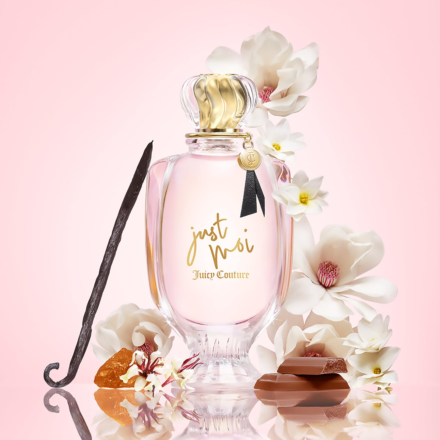 Juicy Couture Just Moi Women's Perfume - Amber Vanilla Eau de Parfum - Sweet & Confident Fragrance for Day to Evening Wear - Long-Lasting, 3.4 fl oz
