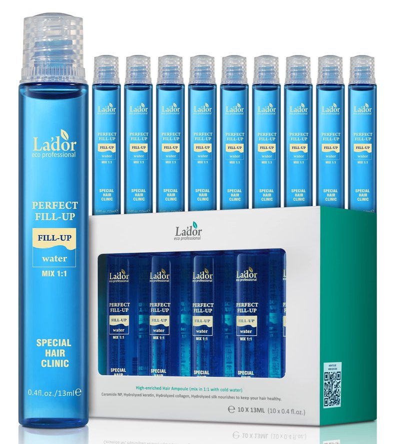 LA'DOR LADOR Perfect Hair Fill Up Original 3 Seconds Intensive Keratin Hair Mask Rinse Off Treatment for Bleached Frizzy Damaged Dry Perms Dyes Deep Conditioner Protein Self Hair Care Korean