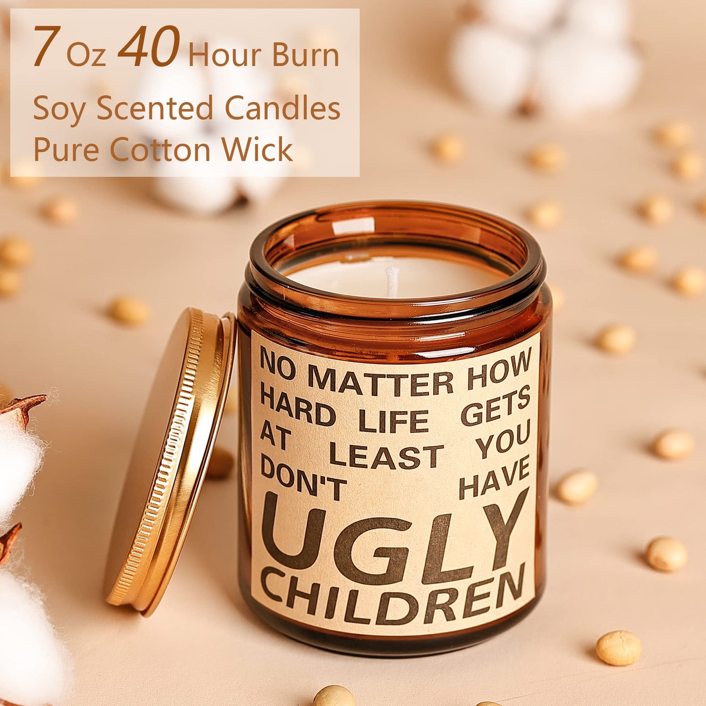 Mothers Day Gifts for Mom from Daughter, Mom Gift, Funny Birthday Gifts for Moms, Moms Birthday Gift from Daughter, Mothers Day Lavender Soy Scented Candles